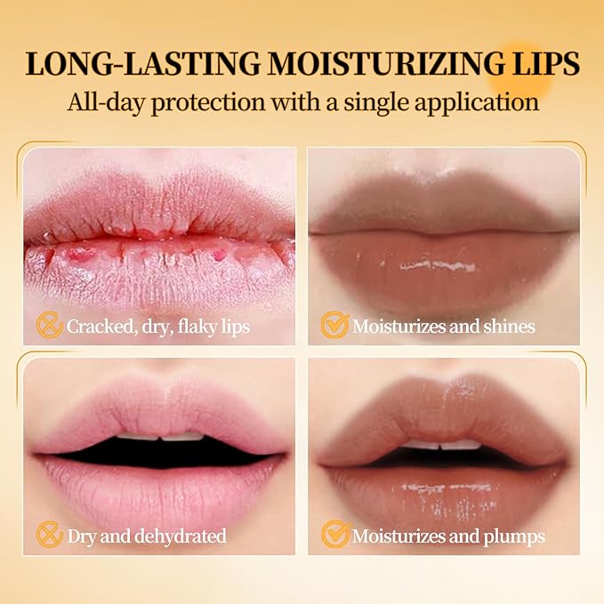 Jolilab Honey Lipstick Tinted Lip Balm.Black Cherry Glow - Sheer Hydration for All Skin Tones, Moisturizing Lip Color with Natural Nourishment(Pink