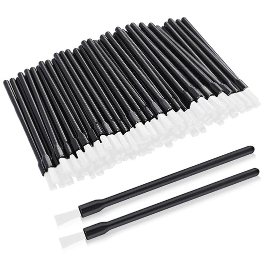100 Pcs Lip Brushes Disposable Nail Polish Brushes Disposable Lip Brushes Lip Wand Disposable Applicators Lipstick Lip Gloss Wands Nail Polish Brush Multifunctional Makeup Brushes for Women