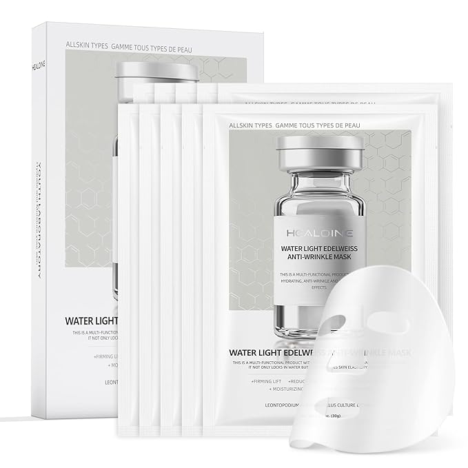 10 Packs Stem Cell Serum Facial Mask Collagen Face Mask Overnight Korea Hydrating Collagen Face Masks Pore Minimizing, Elasticity Improvement Sheet Mask for All Skin Type Skincare