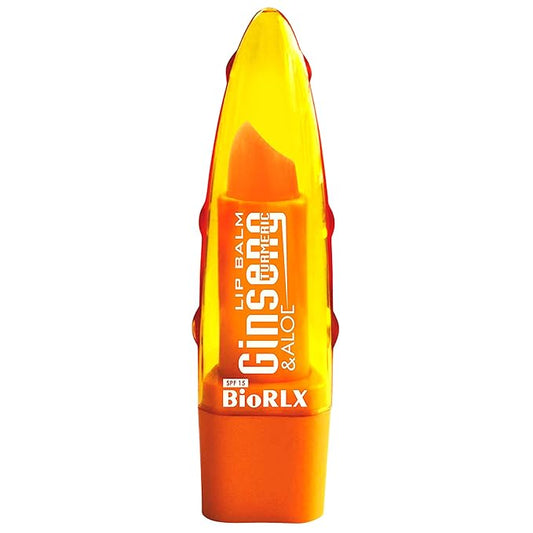 BioRLX Ginseng Infused Lip Balm - Revitalizing Lip Care for Softer, Healthier Lips (Ginseng, 0.12 Ounce (Pack of 1))