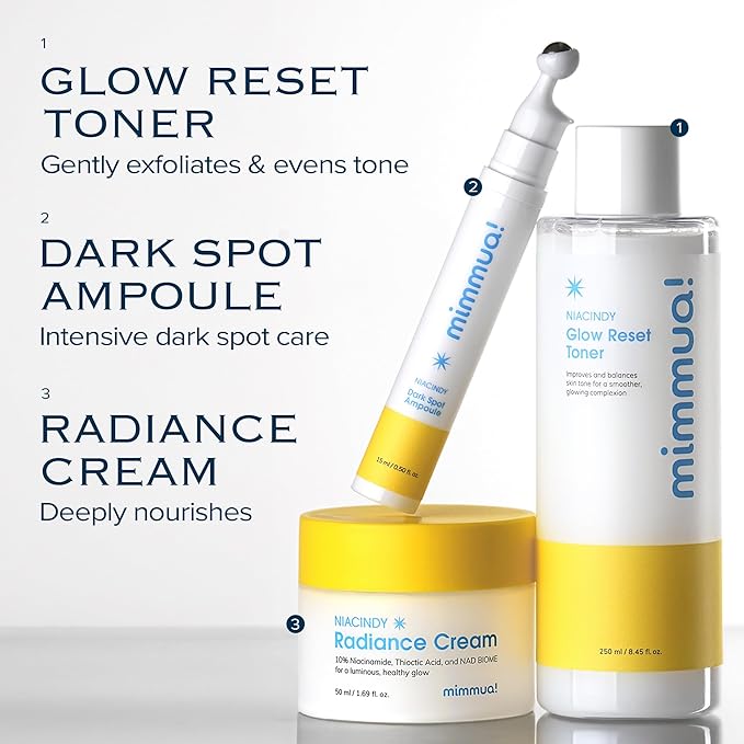 Dark Spot Ampoule | Korean Clinic Skincare - NAD+ 0.1% & Thioctic Acid 0.01% & Niacinamide 10% | Overnight Treatment for Melasma, Hyperpigmentation, Discoloration, Acne Scars | 15ml, 3pcs