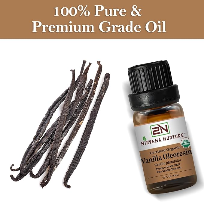 Vanilla Oleoresin USDA Certified Organic, 100% Pure Natural Premium Grade, Undiluted