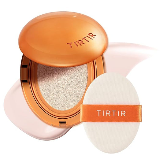 [*Mini Size*] TIRTIR Mask Fit Ai Filter Cushion Foundation | AI-Like Semi-Matte Finish - Up to 72-Hour Medium to Full Coverage Korean Make up Beauty, #11C Cool Rosy, 0.15 oz