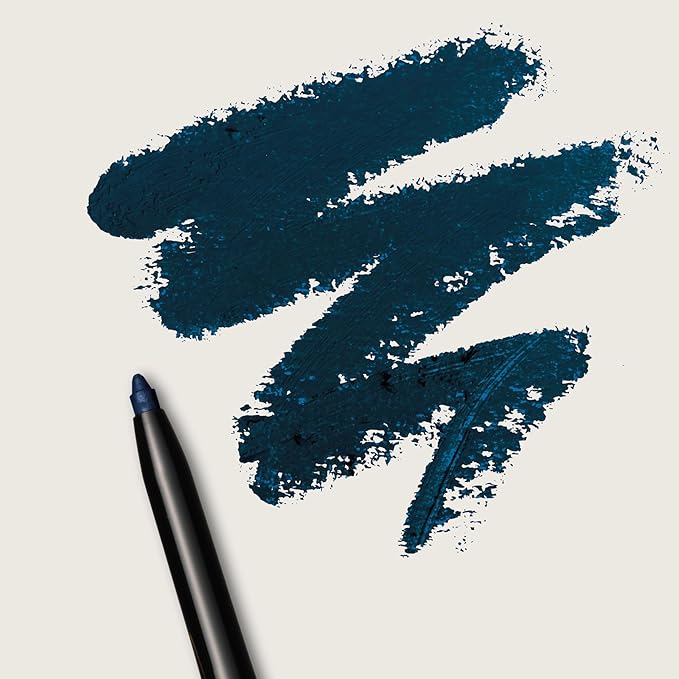 Waterproof Eyeliner Pencil - Vegan Hypoallergenic for Sensitive Eyes - Smudge Proof - Fragrance Free - Smooth (Blue)