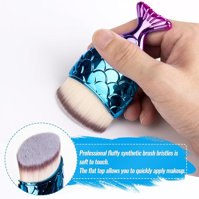 UNIMEIX Sunscreen Brush for Face Kabuki Brush Sunscreen Applicator for Kids Foundation Makeup Brushes for Liquid Foundation Powder Cream Contour Buffing Stippling Blending