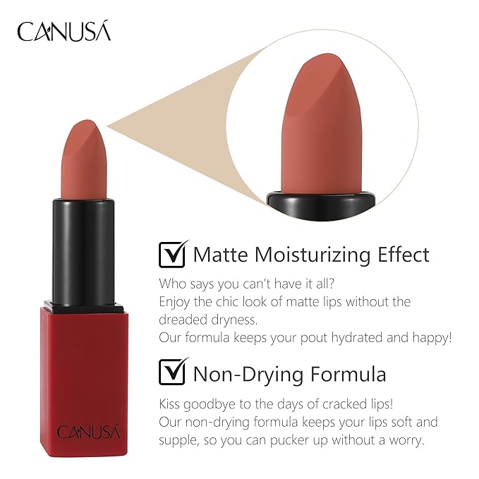 Matte Lipstick, Infallible Matte Resistance, Long Lasting, High Coverage, High Impact Lipcolour with Moisturising Creamy Formula (05, ONE SIZE)