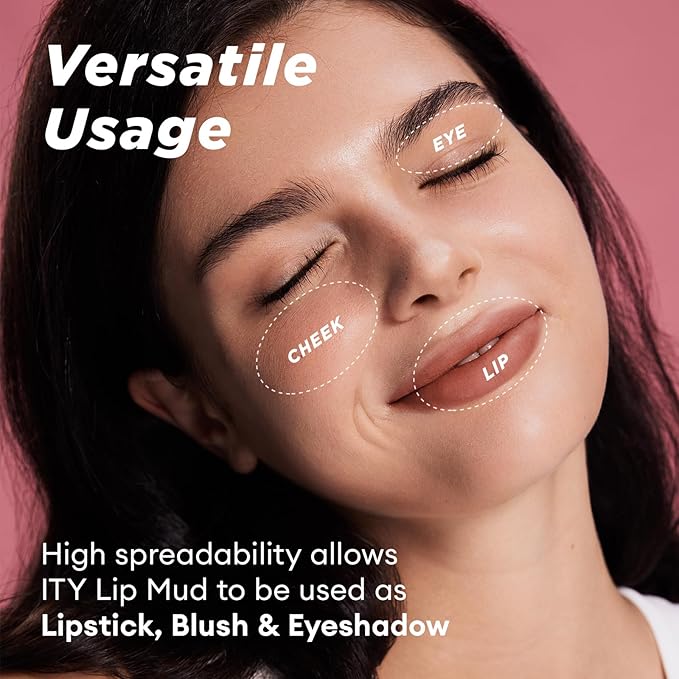 ITY Velvet Matte Finish Lip Stain-Mousse Textured Lip Clay, Red Shade, Conceals Lip Lines, Rich Pigment Lip Tint Lipsticks,4g (0.14 oz). (Classic 2-Pack Nude3)