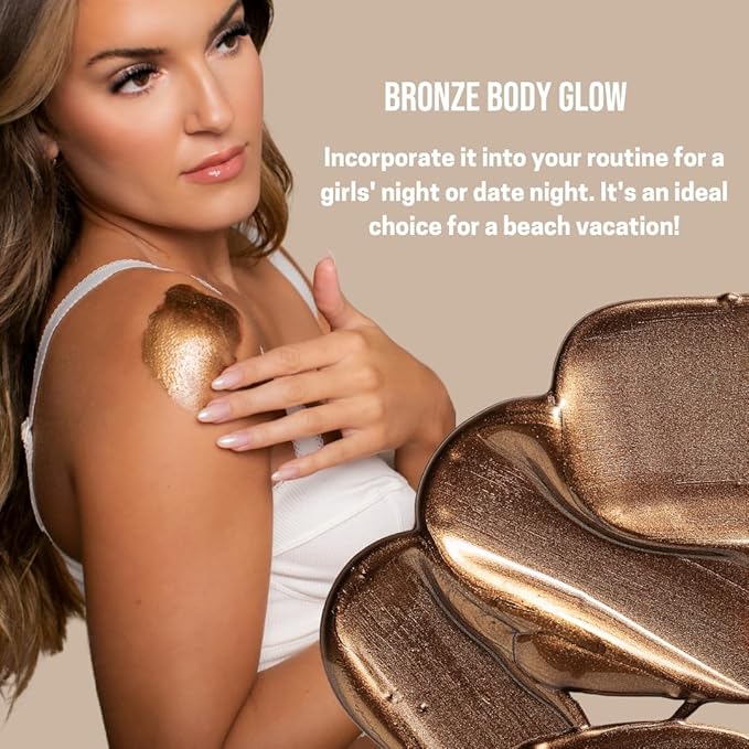 Body Glow After Tan Lotion, For Pearscent Post-Sun Glow, Dermatologically Tested Vegan-Friendly Natural Ingredients, Anti-Fading, and Skin-Calming Formula, For all Skin Types, 8 fl.oz.
