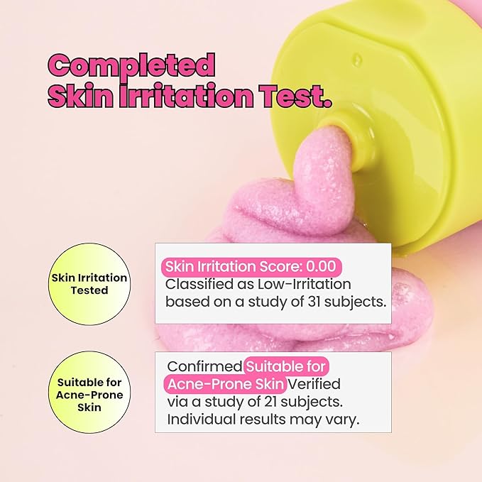4-in-1 Konjac Jelly Face Cleanser – Gentle Daily Exfoliating, Deep Cleansing, Pore Care & Makeup Removal | Berry Smoothie Texture with Raspberry & Vitamin B+C+E Complex | Dermatologist-Tested