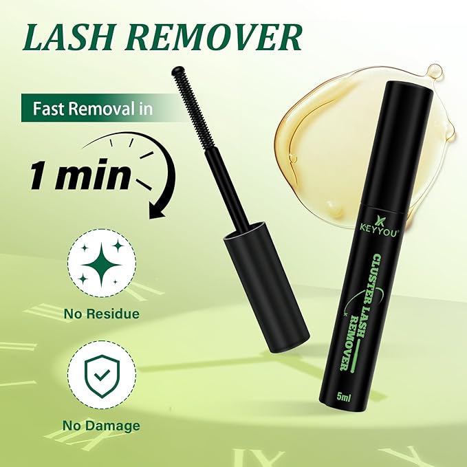KEYYOU Lash Extension Kit 3D Effect Volume Lash Clusters Kit 120pcs D Curl Waterproof Kit DIY Eyelash Extension Kit with Bond and Seal Lash Glue Remover Lash Applicators (Kit-PuffSilk V3D05-8-18MIX)