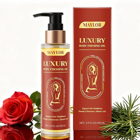 Luxury Body Firming Oil for Hydration & Elasticity, Vitamin E Enriched with Botanical Blends, Lightweight Glow Formula for All Skin Types, Non-Greasy Full Body Treatment (1)