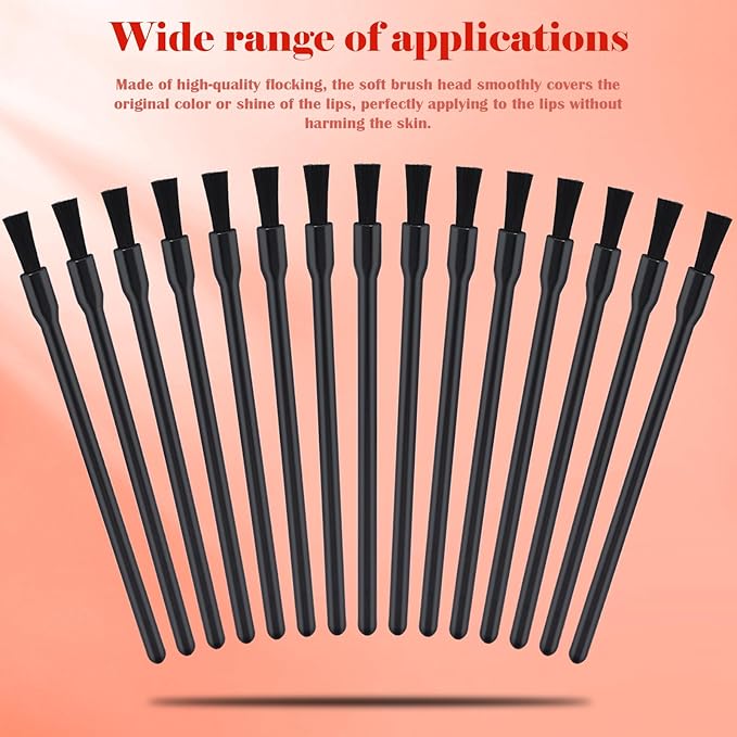100 Pcs Lip Brushes Disposable Nail Polish Brushes Disposable Lip Brushes Lip Wand Disposable Applicators Lipstick Lip Gloss Wands Nail Polish Brush Multifunctional Makeup Brushes for Women
