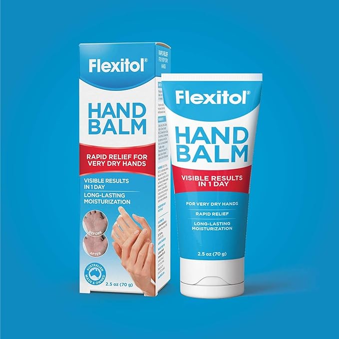 Flexitol Hand Balm, Rich Moisturizing Hand Cream, 2.5 Ounce Tube