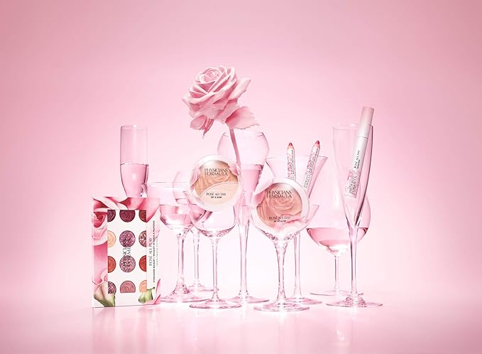 Physicians Formula Rosé All Day Set & Glow Highlighter Face Makeup Powder Sunlit Glow, Dermatologist Approved