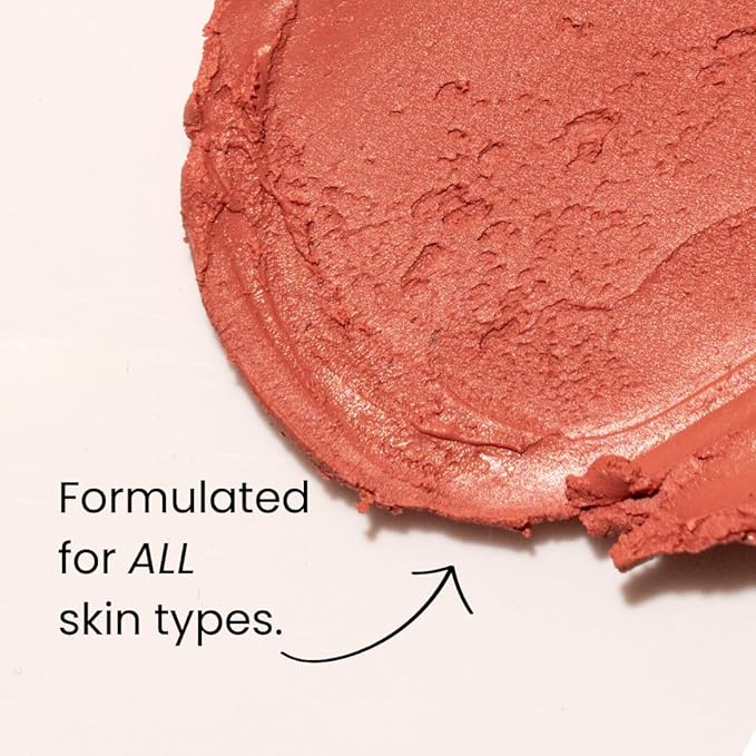 Epiclight Never Settle Radiant Cheek + Lip Blush - Cream Blush Multiuse 3 in 1 for Cheeks + Lips and Lids - Non-Toxic & Cruelty Free- Makeup + Skincare - Paraben & Sulfate-free (First Date)