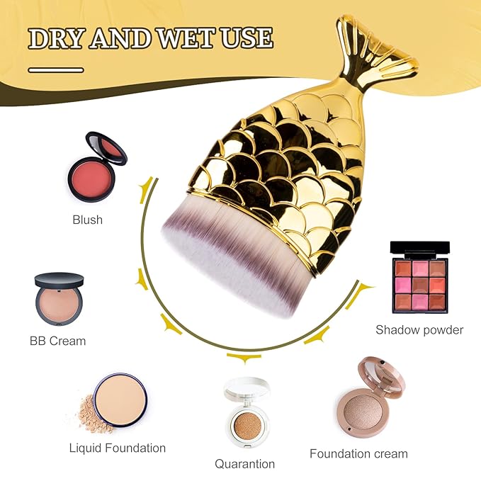 UNIMEIX Sunscreen Brush for Face Kabuki Brush Sunscreen Applicator for Kids Foundation Makeup Brushes for Liquid Foundation Powder Cream Contour Buffing Stippling Blending