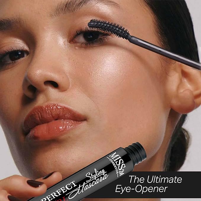 Perfect Curl Curling Lash Lift Lengthening Mascara that Holds Curl, Best Curling Mascara for Curly Lashes | No Flaking, Smudging, or Clumping, 0.21 Fl Oz