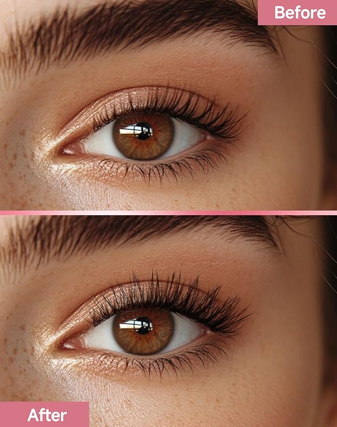 Frihappy Natural False Eyelashes Flared Wispy False Lashes Natural Look HA-17