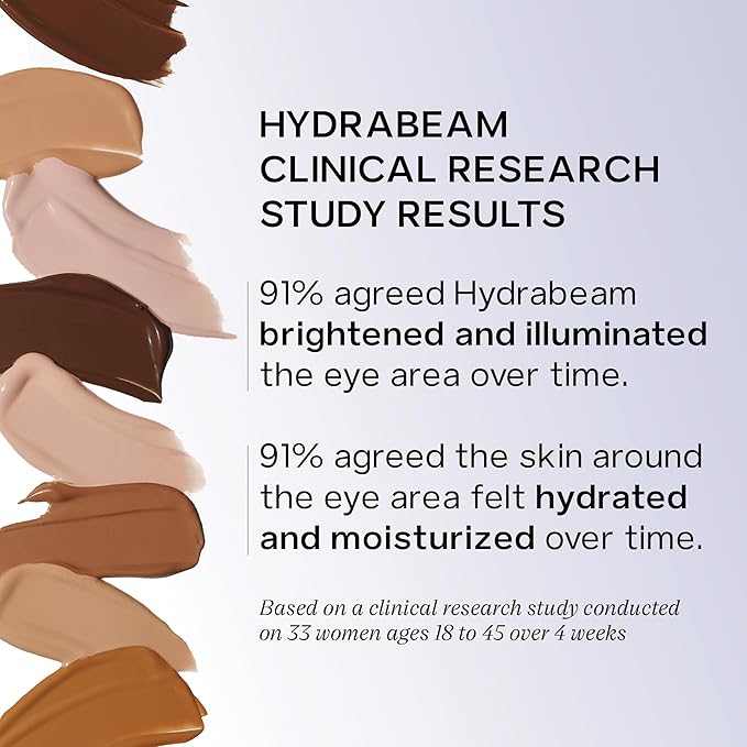 Saie Hydrabeam Under Eye Brightener - Sheer + Hydrating Eye Brightener with Cucumber Extract - Instantly Illuminates Skin for a Radiant Finish - Shade 0.5 (0.2 oz)