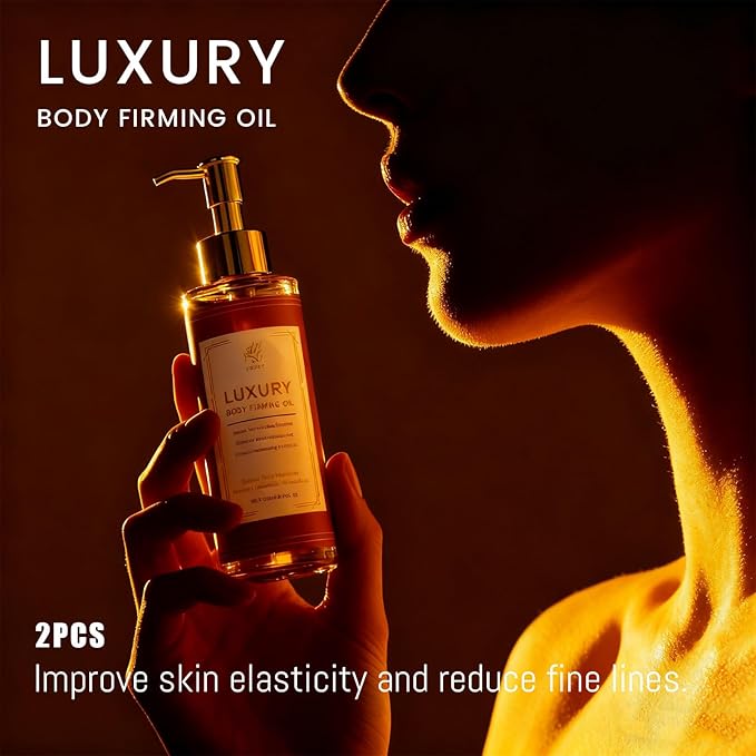 Body Firming Oil - Luxury Toning & Tightening Treatment for Crepey Skin - Hydrating, Nourishing Elixir to Improve Skin Texture & Elasticity - 120ml (2)