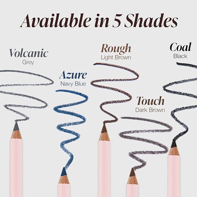 Mineral Fusion Eye Pencil, Navy Blue Eyeliner with Soothing Chamomile, Meadowfoam & Vitamin E, Velvety Smooth, Hypoallergenic Eye Makeup to Line & Define, Long-Lasting Eyeliner Pencil, Azure, 0.04 Oz