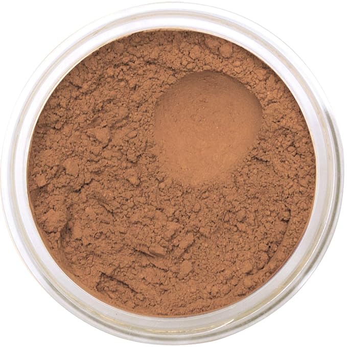 Bellaterra Cosmetics Mineral Powder Foundation | Long-Lasting All-Day Wear | Buildable Sheer to Full Coverage – Matte | Sensitive Skin Approved | Natural SPF 15 (Cinnamon) 9 grams