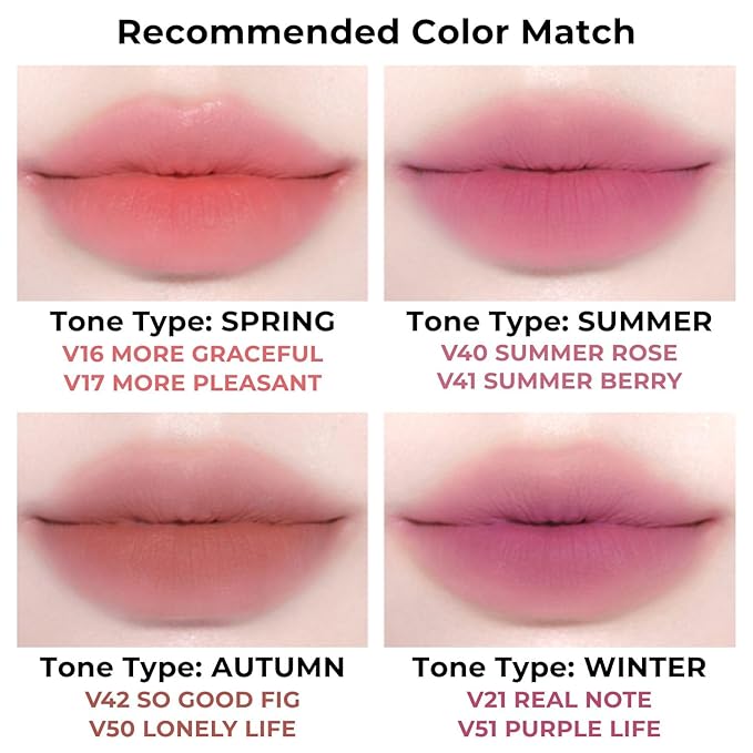 BBIA Last Velvet Tint MLBB Edition - Soft Creamy Matte Finish Lip Stain, Blur Effect & Velvety Texture, Long-Lasting, High Pigment, Non-Drying, Vegan, Korean Lip Makeup (V50 LONELY LIFE, Pack of 1)