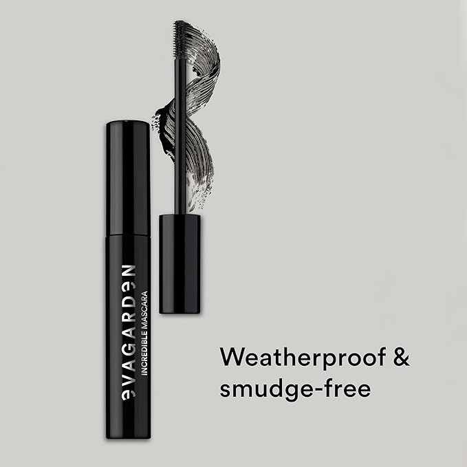Incredible Waterproof Mascara for Women - Volumizing & Lengthening Mascara for Women - Enhance Defining, Lifts and Strength for Fuller Eyelashes - Long Lasting Smudge Proof Makeup - 0.3 oz