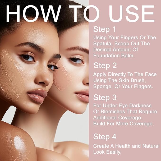 4-in-1 Magic Neutral-Tone Concealer | Korean Hydrating Full Coverage Foundation | Waterproof Color Balancer & Imperfection Eraser (#1 Fair)