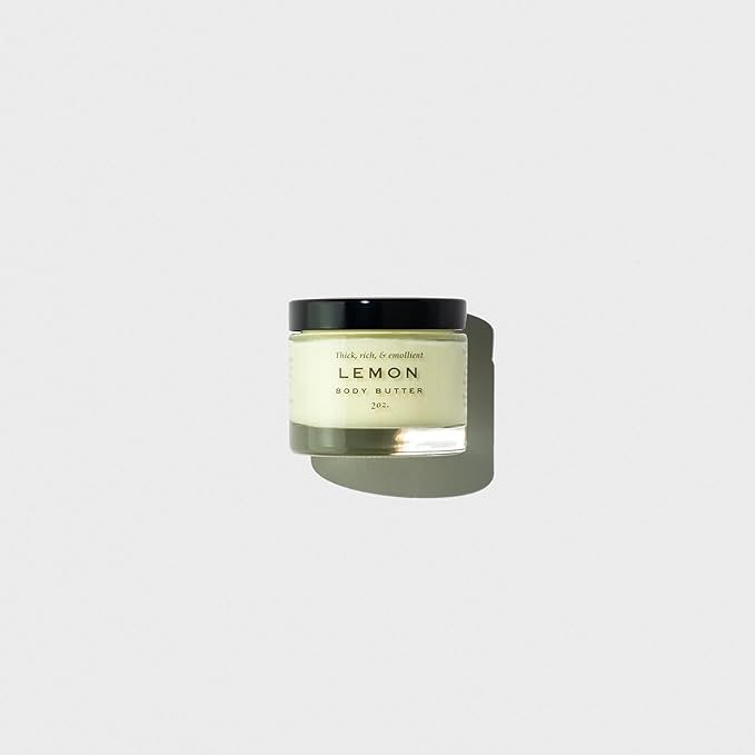 Salt Cellar Spa Soothing Mini Body Butter Trio – Dead Sea Mineral-Infused Body Moisturizer for Soft, Hydrated Skin (3 x 2 oz) (Lemon)