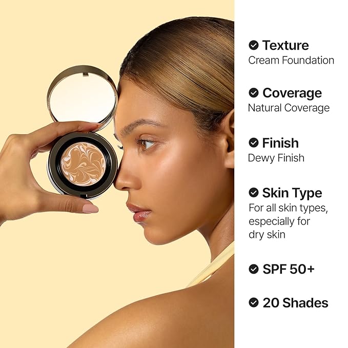[NEW] AGE20'S Signature Essence Pact | 33N HAZELNUT | Vegan Korean Cushion Foundation | Pack of 1 | Cream Foundation, Dewy & Glow Finish, Natural Coverage, SPF 50+