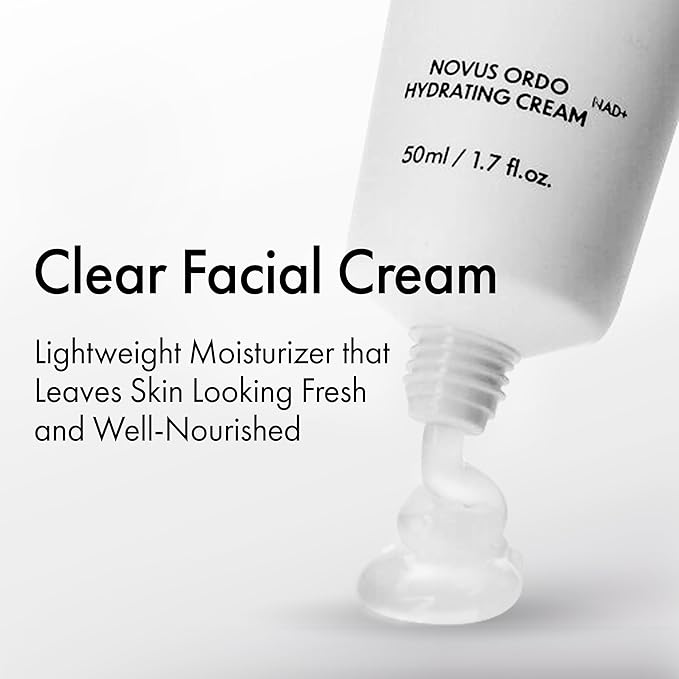 Novus Ordo (New Order) Hydrating Cream, NAD+ Ingredients, Revolutionary Korean Skincare Solution, NAD+ healthy aging, Elastic, Moisturing and Glowing Skin, 1.7 fl oz