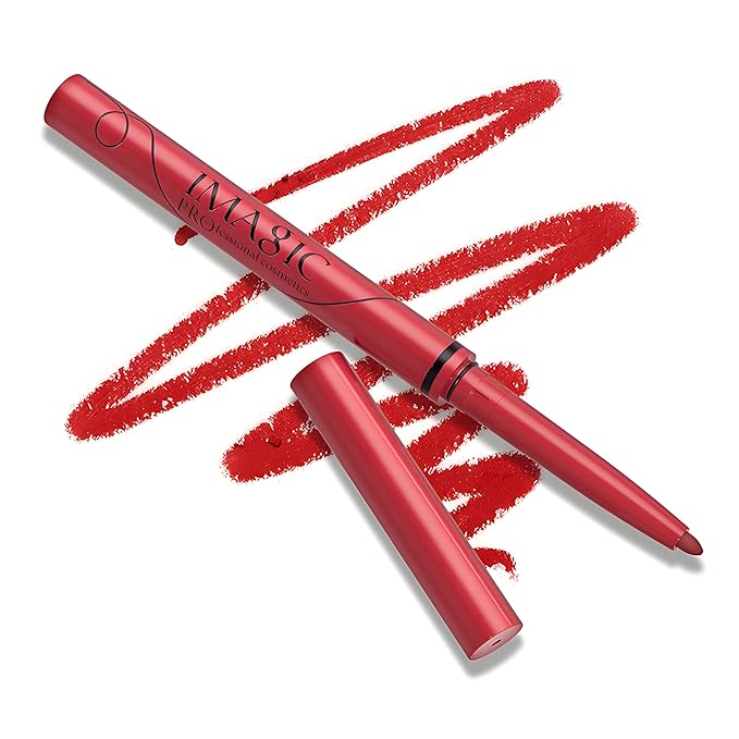 6 Colors Matte Lip Liner Set, Waterproof and Long Wear Lipliner, Smudge-proof and Transfer-proof Lip Liner Pencil, Creamy Rich Color, Smooth Application, No Sharpener Required