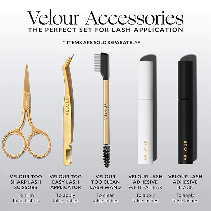 Velour Too Clean Lash Wand, 2 in 1 Eyelash Cleansing Brush for False Lashes and Eyelash Extensions, Brow and Lash Brush