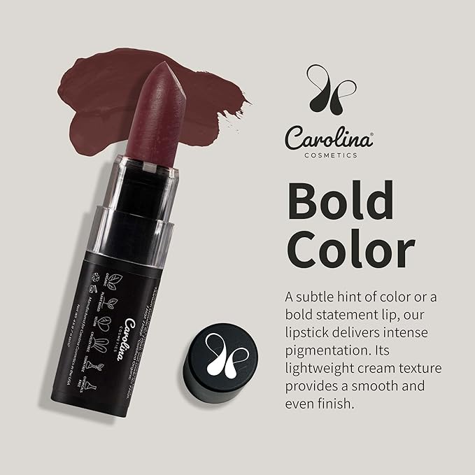 Plant-Based Moisturizing Lipstick - Destiny Shade 0.15oz- Hydrating with Cocoa Oil, Gluten-Free, Vegan, Non-GMO, Paraben-Free - Lightweight Cream Texture