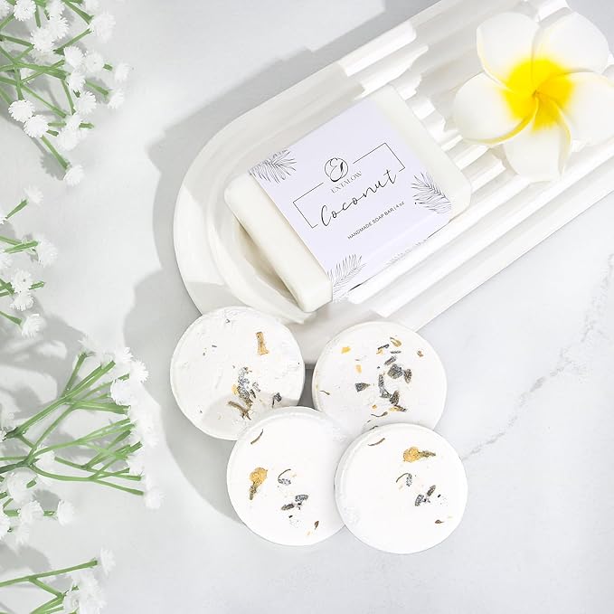 Spa Gifts for Women Bath and Body Gift Basket Christmas Gifts Coconut Lavender Home Spa Set Self Care Gift for Mom Sister Her Wife Birthday Gifts Spa Kit Care Package Thank You Gift