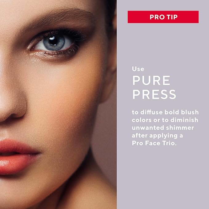 Mirabella Invincible Pure Pressed Powder Foundation - Buildable Mineral Makeup & Blurring Setting Powder for All Skin Types - HD Matte Finishing - Tan T12