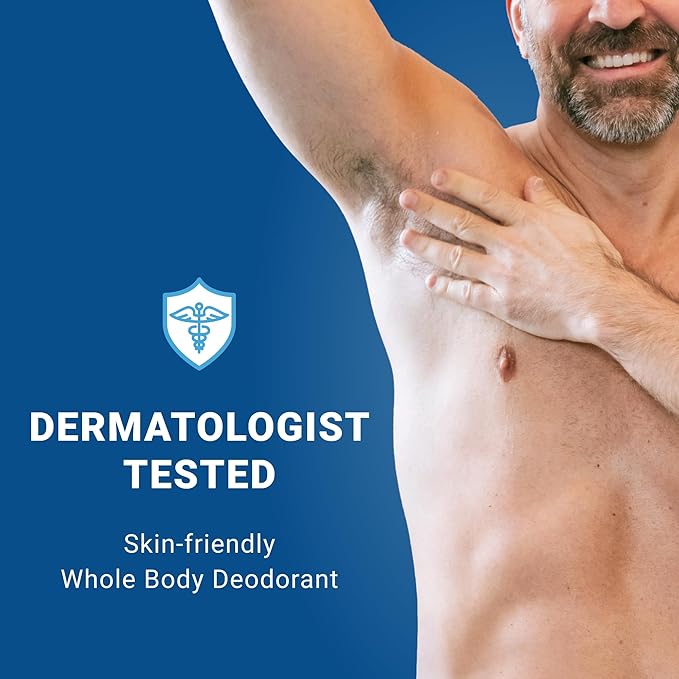 Mando Whole Body Deodorant For Men - Smooth Solid Stick - 72 Hour Odor Control - Aluminum Free, Baking Soda Free, Skin Safe - 2.6 Ounce (Pack of 2) - Cedar Grove