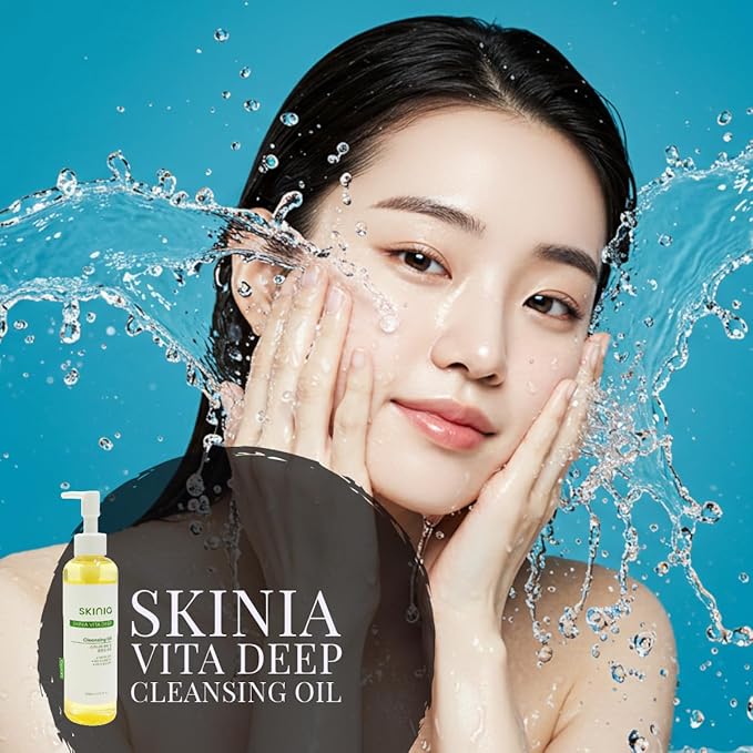 Vita deep Cleansing Oil for Face, Makeup Blackhead Remover, Korean Skin Care, 6.76 fl oz
