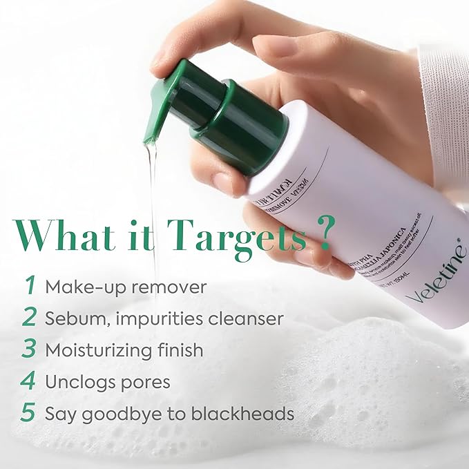 2 In 1 face make up Cleasing Oil,gently remove makeup,melt away excess oil,clean and moisturize skin to feel softer,With Camellia Japonica,Suitable for all skin types.150ml