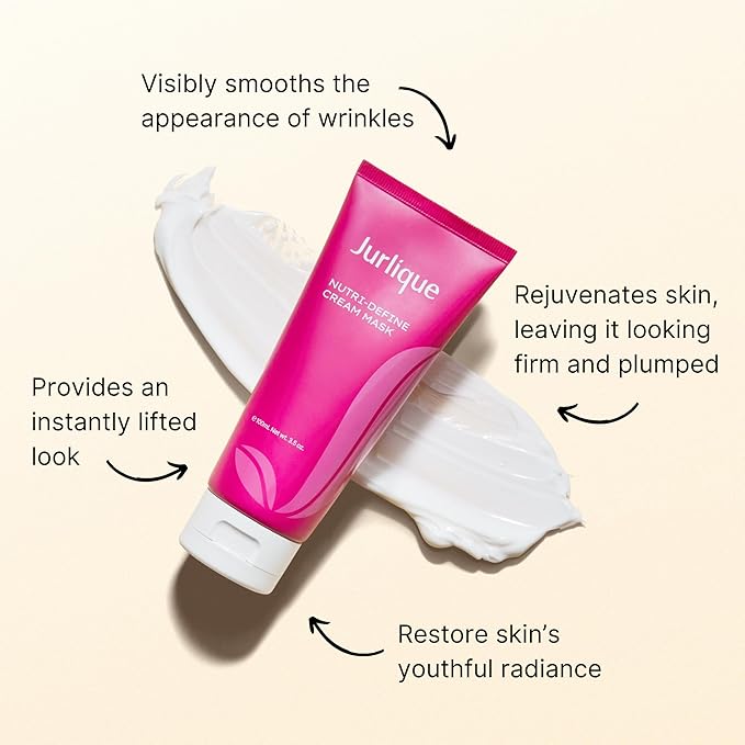 Jurlique. Nutri-Define Cream Mask 100ml | Hydrating Face Mask | For All Skin Types Including Dry, Oily & Sensitive Skin| Beauty Skincare Products for Women/Men | Australian Made