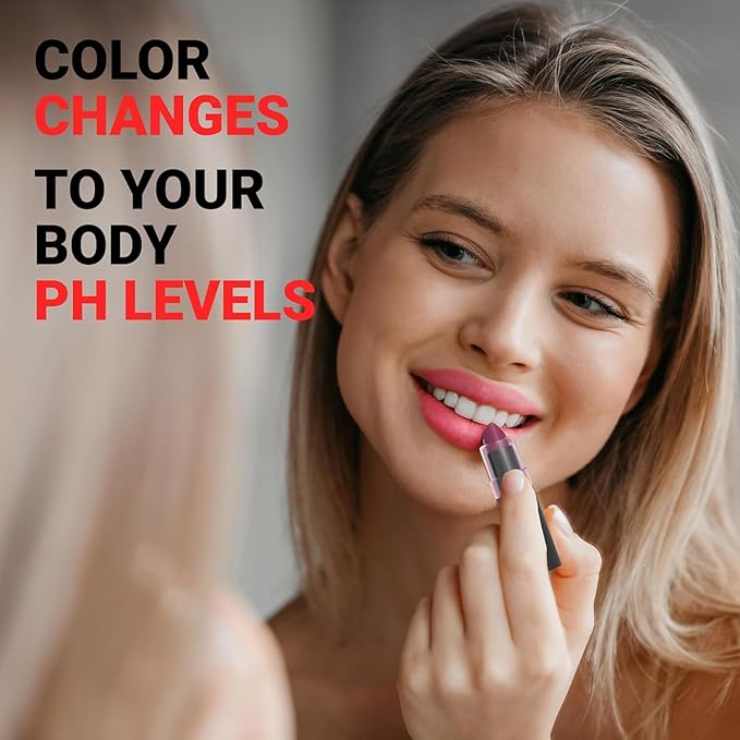MOODmatcher Original Color Changing Lipstick – 12 Hours Long-Lasting, Moisturizing, Smudge-Proof, Glamorous Personalized Color, Premium Quality – Made in USA (Yellow)