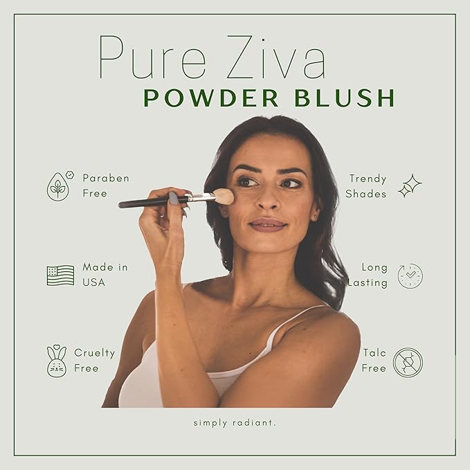 Paprika Matte Terracotta Deep Coral Bronze Blush Bronzer Pressed Cheek Color Powder, Talc & Paraben Free, 4 Grams, No Animal Testing & Cruelty Free
