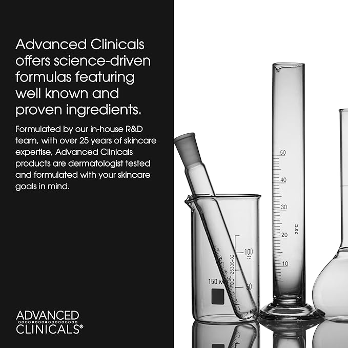 Advanced Clinicals Hyaluronic Acid Moisturizer Gel Face Cream W/Vitamin E + B5 | Hydrating & Vitamin C Face Lotion Hydrates Dry Skin & Improve Look Of Wrinkles & Fine Lines, 2 Fl Oz