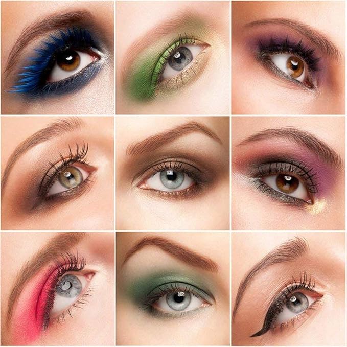 Akstore 200PCS Disposable Dual Sides Eye Shadow Sponge Applicator Eyeshadow Brushes Makeup Brush (Black)