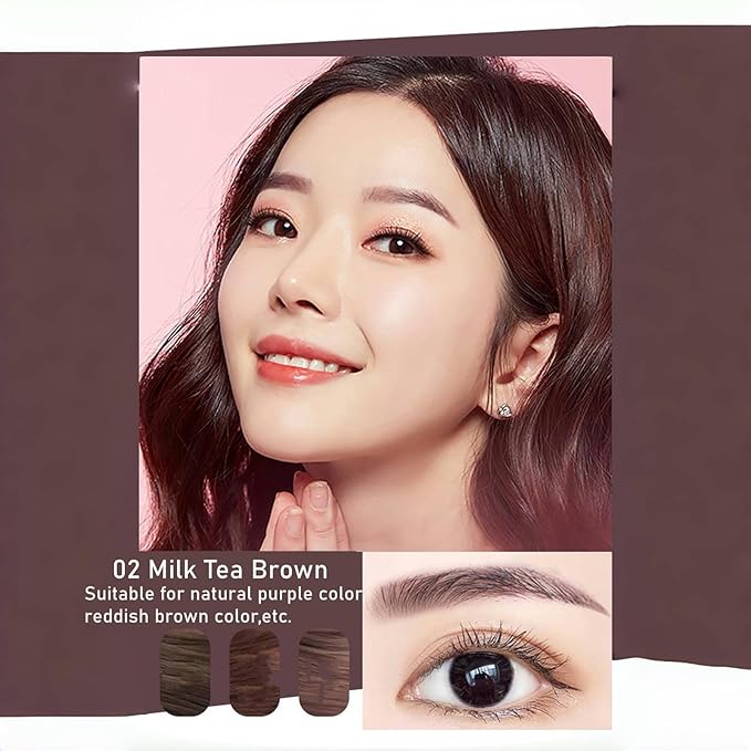 Eyebrow Pencils for Women,6Pack Micro Eyebrow Pencil Waterproof Smudgeproof,Ultra-Precise Tip Long-Lasting Brow Pencils for Natural Looking Eyebrows,Built-In Spoolie Brush,02 Milk Tea Brown.