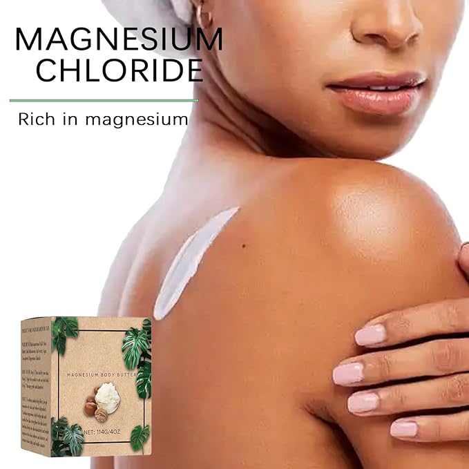 Neuropathy Cream, Magnesium Body Butter,Magnesium Cream for Neuropathy, Deeply Moisturizes Skin, Keep Soft Smooth, Suitable for All Skin Types (114g/1pcs)