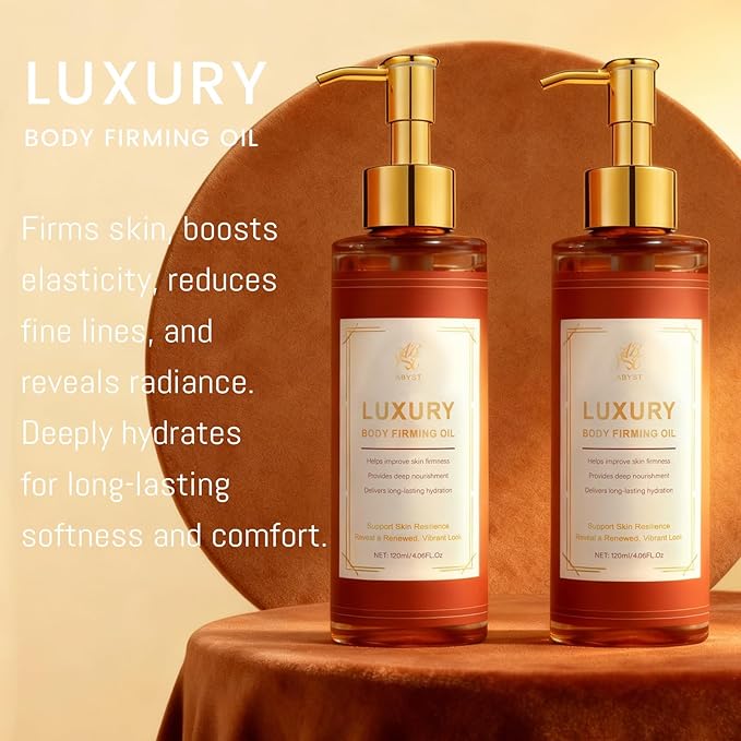 Body Firming Oil - Luxury Toning & Tightening Treatment for Crepey Skin - Hydrating, Nourishing Elixir to Improve Skin Texture & Elasticity - 120ml (2)