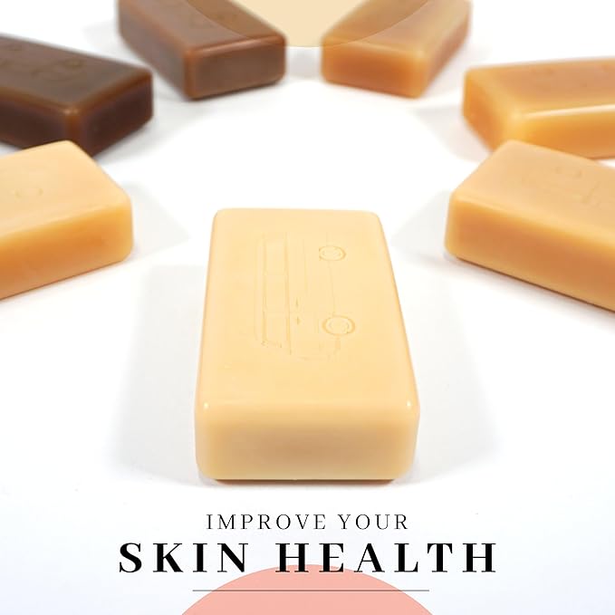 VanMan Beef Tallow and Coconut Oil Bar Soap – Pure Grass-Fed Beef Tallow Soap with Coconut Oil & Kaolin Clay, Subtle Grapefruit Scent, Hydrating & Nourishing, Clean Ingredients, 3.8oz - 2 Pack