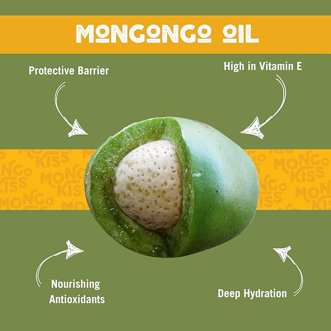 LIP BALM Mongo Kiss 6-Pack (6 tubes) by Eco Lips 100% Organic Beeswax & Cocoa Butter Lip Care with Organic Mongongo Oil - Soothe & Moisturize Dry & Cracked Lips - Made in USA. (Peppermint)